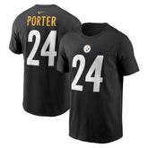Joey Porter Jr. Pittsburgh Steelers Player Name & Number T-Shirt - Black | Nike online