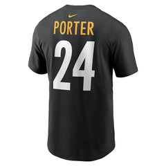 Joey Porter Jr. Pittsburgh Steelers Player Name & Number T-Shirt - Black | Nike online