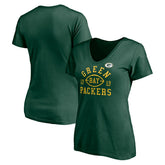 Green Bay Packers Women's Hometown Collection V-Neck T-Shirt - Green sale