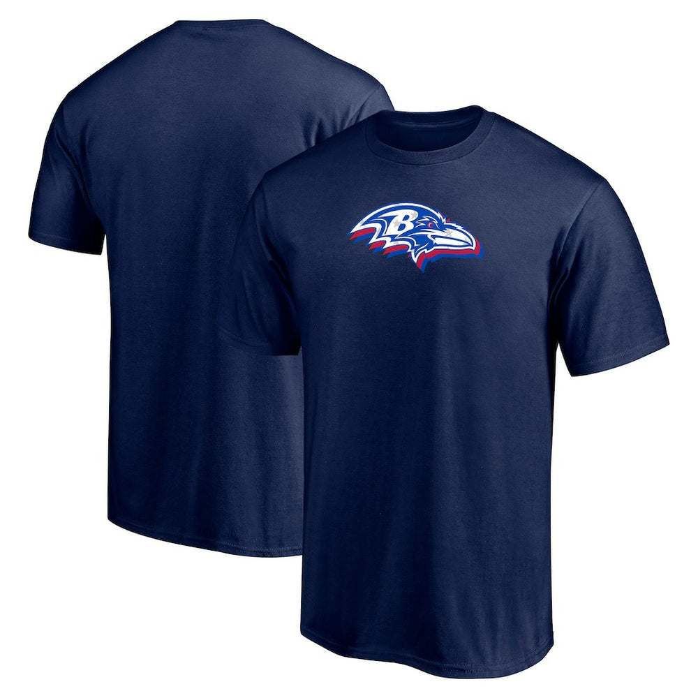 Baltimore Ravens Red White and Team T-Shirt - Navy sale