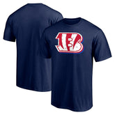 Cincinnati Bengals Red White and Team T-Shirt - Navy for sale