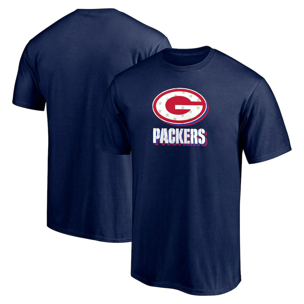 Green Bay Packers Red White and Team T-Shirt - Navy outlet