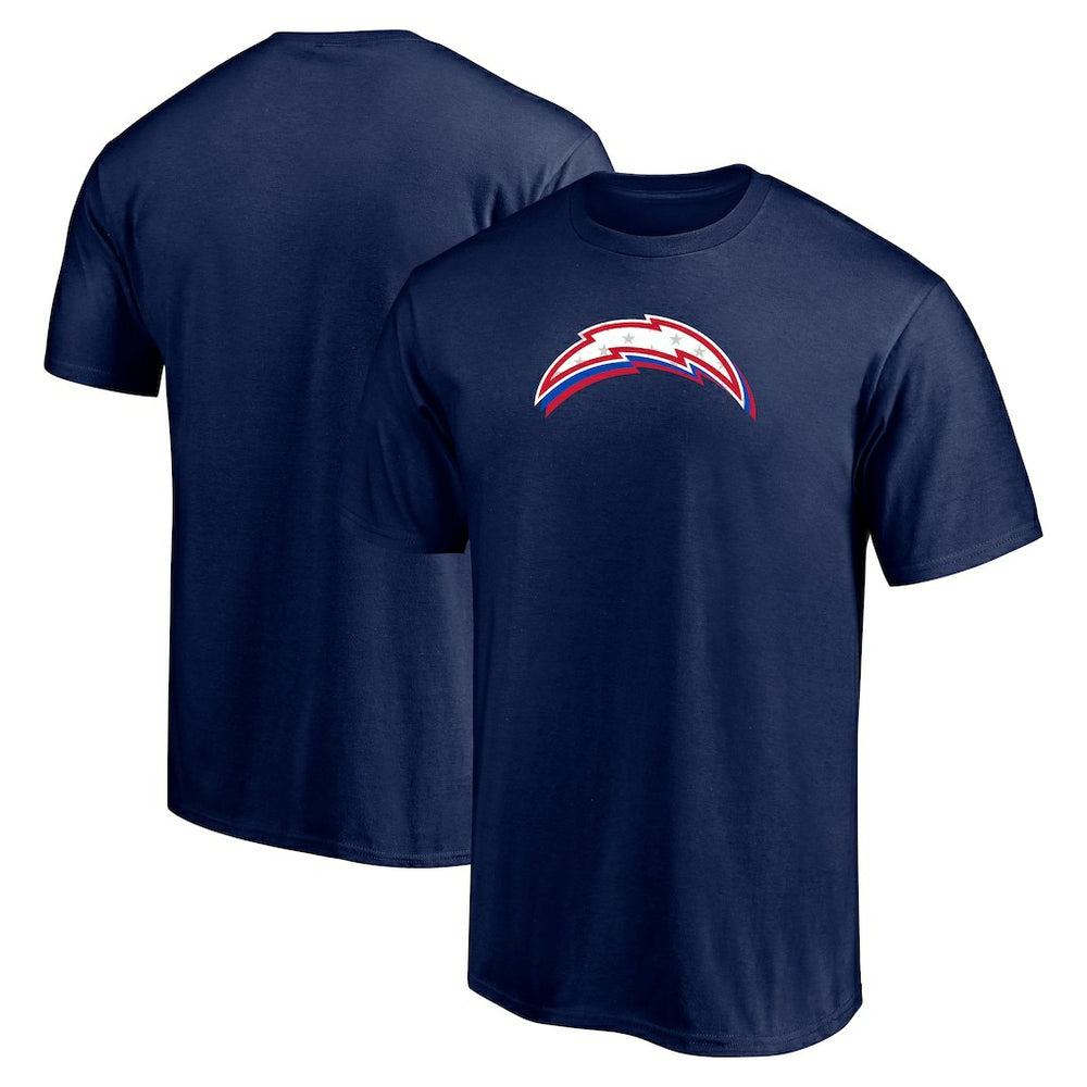 Los Angeles Chargers Red White and Team T-Shirt - Navy cheap