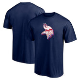 Minnesota Vikings Red White and Team T-Shirt - Navy sale