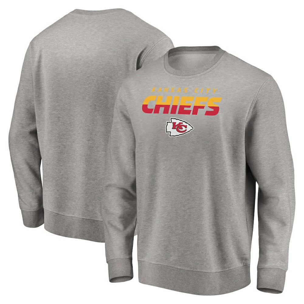 Kansas City Chiefs Elevate Play Pullover Sweatshirt - Gray online
