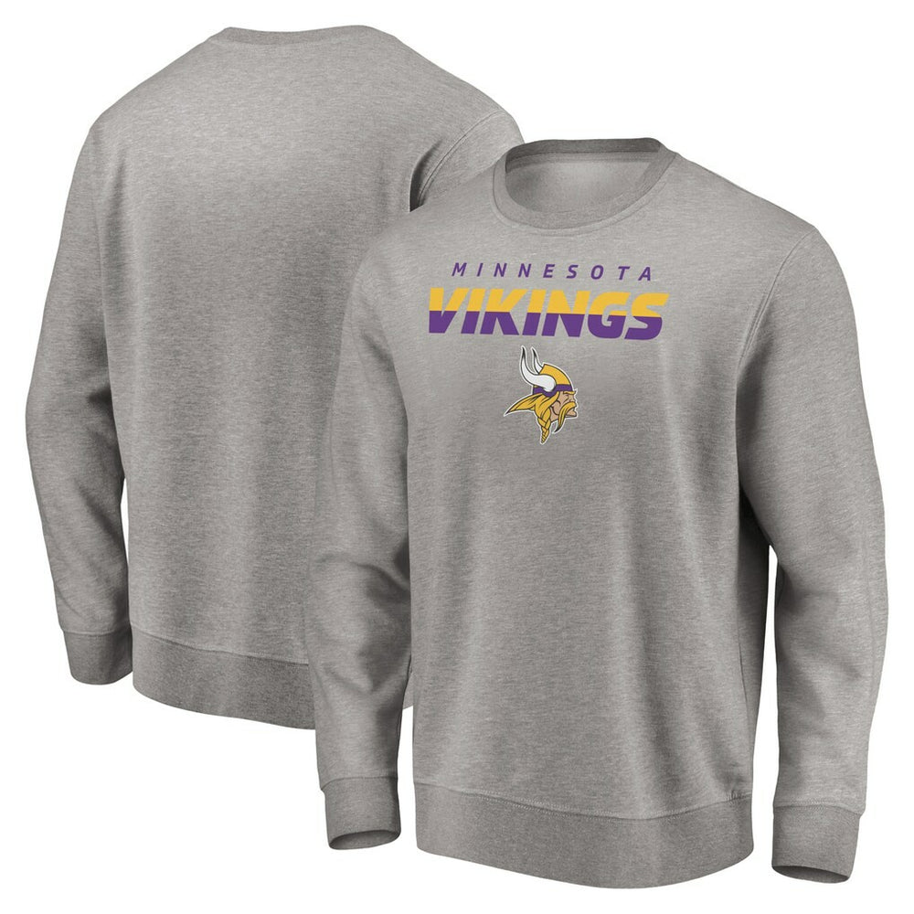 Minnesota Vikings Elevate Play Pullover Sweatshirt - Gray for sale