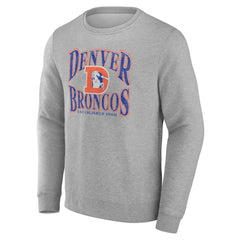 Denver Broncos Playability Pullover Sweatshirt - Gray sale