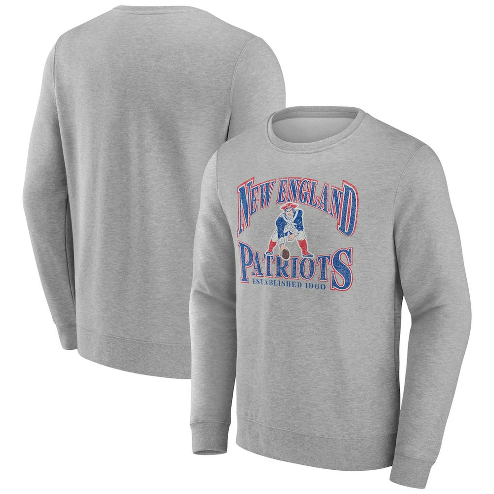 New England Patriots Playability Pullover Sweatshirt - Gray for sale