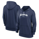 Seattle Mariners Women's Authentic Collection Performance Pullover Hoodie - Navy | Nike