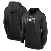 Chicago White Sox Women's Authentic Collection Performance Pullover Hoodie - Black | Nike