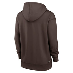 San Diego Padres Women's Authentic Collection Performance Pullover Hoodie - Brown | Nike