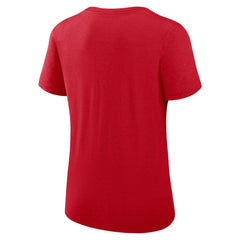 St. Louis Cardinals Women's Authentic Collection Performance Scoop Neck T-Shirt - Red | Nike