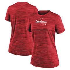 St. Louis Cardinals Women's Authentic Collection Velocity Performance T-Shirt - Red | Nike