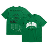 Boston Celtics Bleacher Report x Unisex World Tour T-Shirt - Kelly Green | Mitchell & Ness outlet