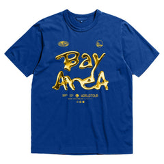 Golden State Warriors Bleacher Report x Unisex World Tour T-Shirt - Royal | Mitchell & Ness cheap