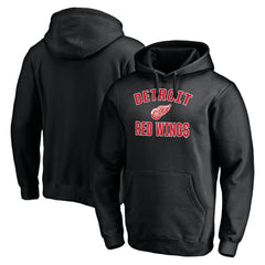 Detroit Red Wings Victory Arch Pullover Hoodie Black