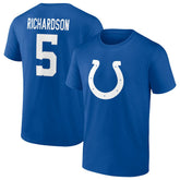 Anthony Richardson Indianapolis Colts Icon Name & Number T-Shirt - Royal sale