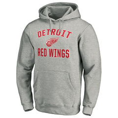 Detroit Red Wings Victory Arch Pullover Hoodie Gray