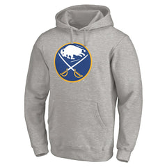 Buffalo Sabres Primary Logo Pullover Hoodie Gray