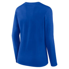 Los Angeles Rams Women's Plus Size Foiled Play Long Sleeve T-Shirt - Royal discount