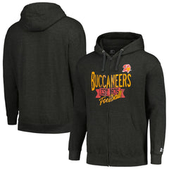 Tampa Bay Buccaneers Starter Gridiron Classics Post Season Full-Zip Hoodie - Charcoal online