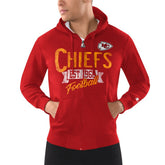 Kansas City Chiefs Starter Domestic Post Season Full-Zip Hoodie - Red discount