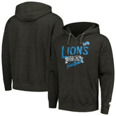 Detroit Lions Starter Domestic Post Season Full-Zip Hoodie - Charcoal discount