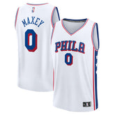 Tyrese Maxey Philadelphia 76ers Fast Break Replica Player Jersey - Association Edition - White | Fanatics on sale