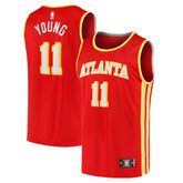 Trae Young Atlanta Hawks Fast Break Replica Jersey - Icon Edition - Red | Fanatics sale