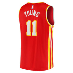 Trae Young Atlanta Hawks Fast Break Replica Jersey - Icon Edition - Red | Fanatics sale