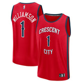 Zion Williamson New Orleans Pelicans Fast Break Replica Player Jersey - Statement Edition - Red | Fanatics online