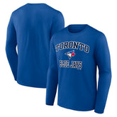 Toronto Blue Jays Logo Athletic Heart & Soul Long Sleeve T-Shirt - Royal