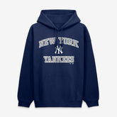 New York Yankees Logo Athletic Heart & Soul Hoodie - Navy