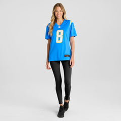 Max Duggan Los Angeles Chargers Women's Team Game Jersey - Powder Blue | Nike online