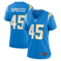 Tuli Tuipulotu Los Angeles Chargers Women's Team Game Jersey - Powder Blue | Nike for sale
