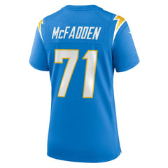 Jordan McFadden Los Angeles Chargers Women's Team Game Jersey - Powder Blue | Nike sale