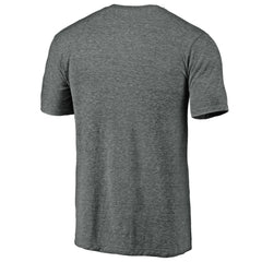 Chicago Cubs Official Logo Tri-Blend T-Shirt - Heather Gray