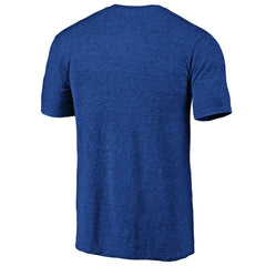 Milwaukee Brewers Official Logo Tri-Blend T-Shirt - Heather Royal