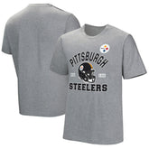 Pittsburgh Steelers Tackle Adaptive T-Shirt - Gray online
