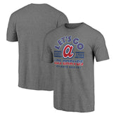 Atlanta Braves Hometown Collection The Bravos Tri-Blend T-Shirt - Heather Gray