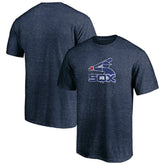 Chicago White Sox Cooperstown Collection Throwback Logo Tri-Blend T-Shirt - Navy