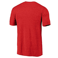 Atlanta Braves Cooperstown Collection Logo Tri-Blend T-Shirt - Heather Red