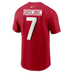 Bijan Robinson Atlanta Falcons Player Name & Number T-Shirt - Red | Nike sale
