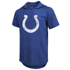 Anthony Richardson Indianapolis Colts Majestic Threads Player Name & Number Tri-Blend Slim Fit Hoodie T-Shirt - Royal cheap