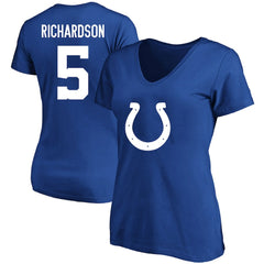 Anthony Richardson Indianapolis Colts Women's Plus Size Fair Catch Name & Number Scoop Neck T-Shirt - Royal online