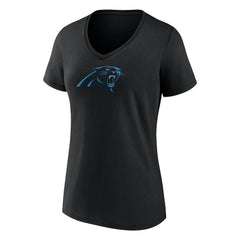 Bryce Young Carolina Panthers Women's Icon Name & Number V-Neck T-Shirt - Black on sale