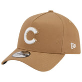 Chicago Cubs A-Frame 9FORTY Adjustable Hat - Khaki | New Era