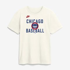 Chicago Cubs Cooperstown Collection ‘70s Inspired T-Shirt - Cream | Nike