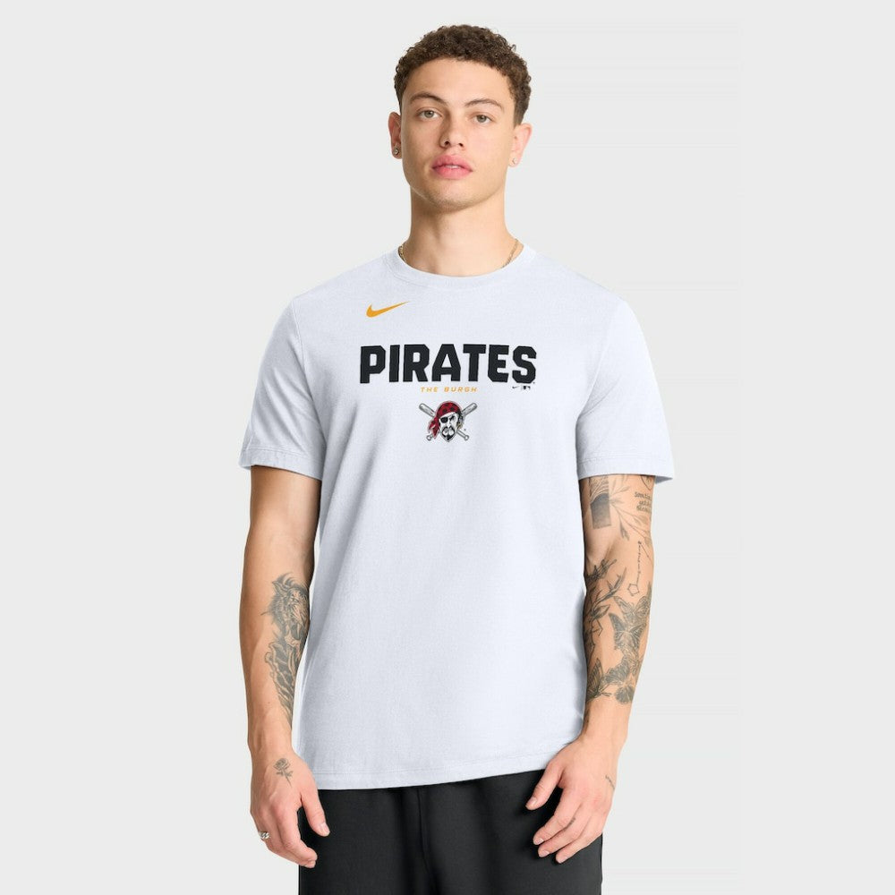 Pittsburgh Pirates Bold Team Name T-Shirt - White | Nike