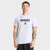 Atlanta Braves Bold Team Name T-Shirt - White | Nike